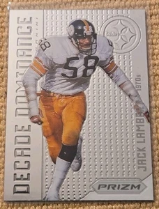 2012 Panini Prizm Decade Dominance Jack Lambert Silver Prizm #19 Steelers - Picture 1 of 2