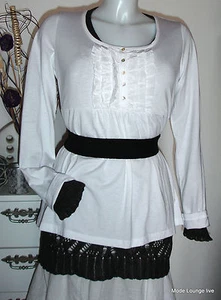 ♥ ESPRIT ♥ collection Bluse Shirt (Modal) size XL 42 - weiß white - NEU - Picture 1 of 2