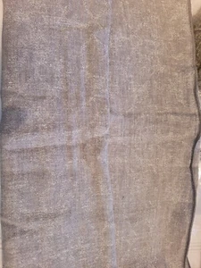 RH Restoration Hardware Linen Jacquard King (1) Pillow Sham Nickel New - Picture 1 of 5