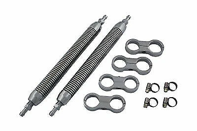 V-Twin Oil Cooler Set Twin Style Billet Chrome 40-0349 - Image 1 of 3