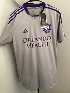 Adidas Soccer Jersey Men's Small Orlando City SC Lions MLS Gray - Picture 1 of 3