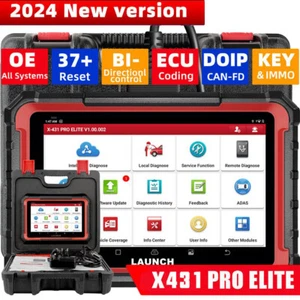 New! LAUNCH X431 PRO ELITE V+ PRO5 Car OBD2 Scanner Diagnostic Tools Key Coding - Picture 1 of 14
