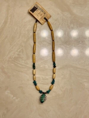 Turquoise & Bone Necklace - Image 1 of 4