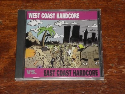 WEST COAST HARDCORE vs EAST COAST HARDCORE (CD 1998) VARIOUS ARTISTS / 26 TRACKS - Image 1 of 2