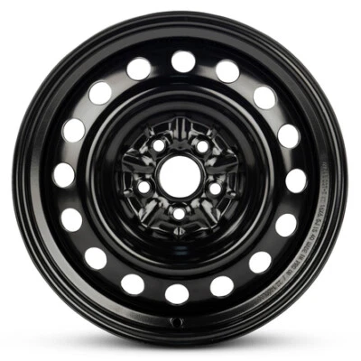 New Wheel for 2005-2010 Scion TC 16x6.5 inch Steel Rim Painted Black - Image 1 of 4