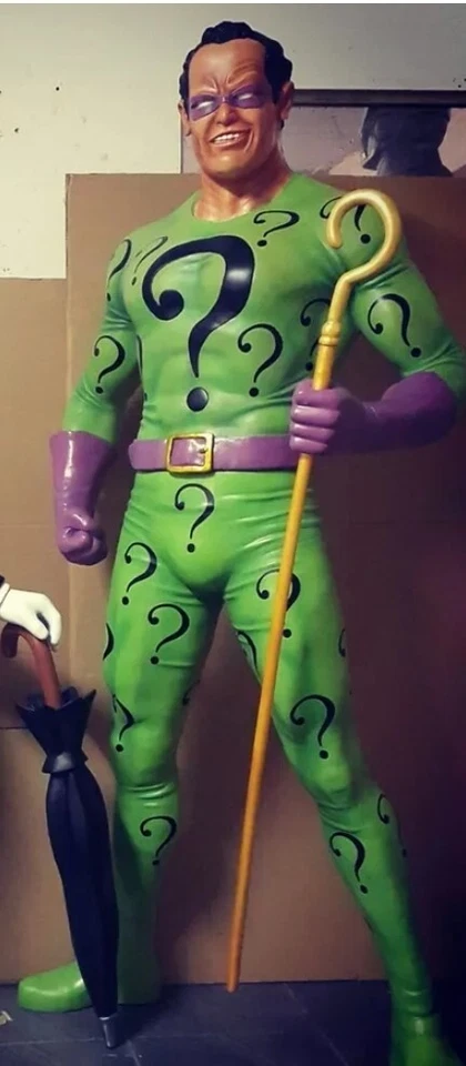 Bman Villain enemy Rdler Life size art toys - Image 1 of 1