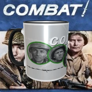 Combat TV Series #2 Vic Morrow World War II 11oz Coffee Mug NEW Dishwasher Safe - Picture 1 of 3