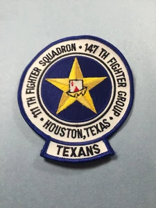 US Air Force -111th Fighter Sq. 147th Fighter Gp. Houston, TX sew on color patch - Picture 1 of 6