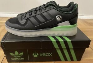Adidas x XBOX Forum Tech Boost Black Sneakers Men's Low Top Shoes Sz 8 GW6374