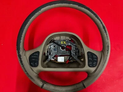 1998-2004 CROWN VICTORIA GRAND MARQUIS BROWN STEERING WHEEL VINYL CRUISE CONTROL - Image 1 of 4
