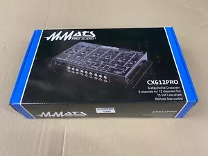 NEW MMATS CX612 PRO 6 ch in 12 ch out crossover remote Bass knob CX-612 - Picture 1 of 5