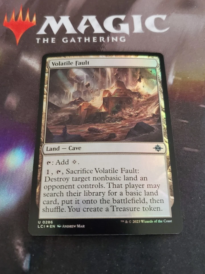 MTG. 2x Volatile Fault. Foil. The Lost Caverns of Ixalan. Pack Fresh  - Image 1 of 1