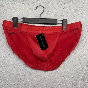 Todd Sanfield Brief Underwear men's XL Red Carnal Defiant Sport Micro DE4613 NEW - Picture 1 of 8