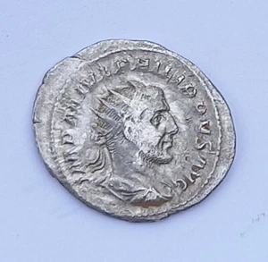 Plata Emperador Felipe Árabes 244-249AD Antoniniano 4,2 g ss Roma 23 mm - Imagen 1 de 2