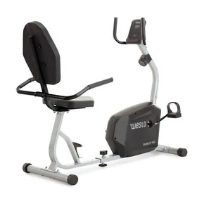 4.1 Recumbent Exercise Bike W/ Inertia-Enhanced Flywheel Sport Gain Muscle New - Picture 1 of 24