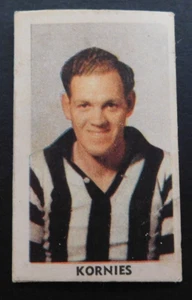 1949 Kornies Victorian Footballers Trade Card - #98 J Pimm Collingwood VFL / AFL - Picture 1 of 2