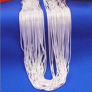 Großhandel 10X 16-30 Zoll Schmuck 925 Sterling Versilberte Schlangenkette Halsketten - Bild 1 von 15