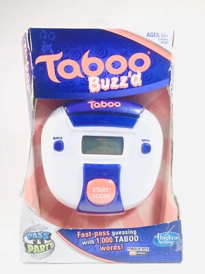 Taboo Buzz'd Pass & Party Guessing Travel Game Hasbro 2013 - Image 1 of 4