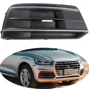 Front Bumper Side Grille W/Baffle Bezel Cover Trim l For Audi Q5 2018-2019,Right - Picture 1 of 7
