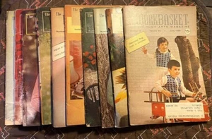 Lot of 10 Vintage Workbasket Magazine 1965, Knitting, Crochet, Tatting and More - Picture 1 of 6