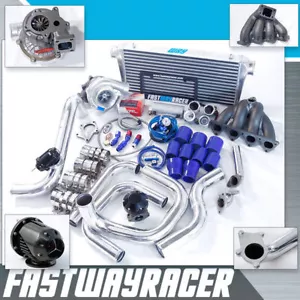 EF EG EK D15 D16 D16A D16Y T3/T4 T3/60-1 Bolt On Turbo Kit Top Mount Manifold T3 - Bild 1 von 1