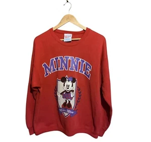 Vintage Minnie Mouse Disney Sweatshirt Größe Damen Large - Haynes - Made In USA - Bild 1 von 10