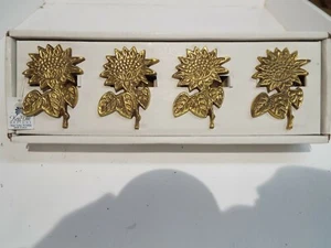 Sunflower Napkin Rings Kay Dee Designs set of 4 - Bild 1 von 3