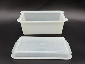 Vintage Sheer Tupperware Bread Loaf Keeper Storage Container #171 with #172 Lid - Picture 1 of 6