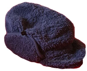 NEW M&Co baby boy navy fleece trapper style hat Age 0-6 Months cosy winter warm - Picture 1 of 7