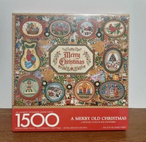 NOS Springbok 1500 pc. A Merry Old Christmas A Keepsake Puzzle - Picture 1 of 4