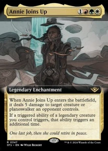 Annie Joins Up  R Foil #347 | OTJ Outlaws of Thunder Junction | MTG - Picture 1 of 1