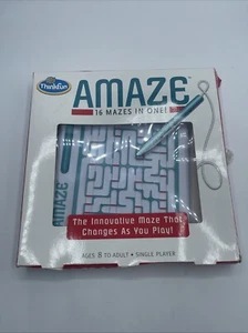 Amaze - 16 Mazes In One - Game (ThinkFun) New Damaged Box - Picture 1 of 5