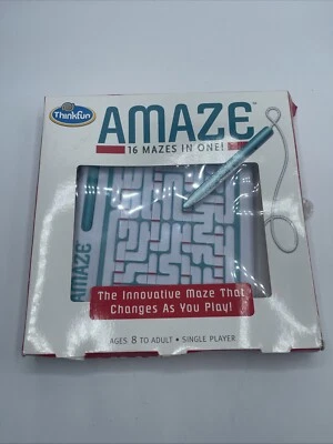 Amaze - 16 Mazes In One - Game (ThinkFun) New Damaged Box - Image 1 of 4