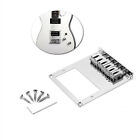 6 String Fixed Hardtail Guitar Bridge with Wrench & Screws for Tele Telecaster