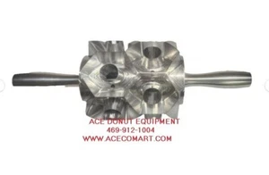 Junior Hexagon Two Row Donut Cutter (with enhanced long handles) 2 3/4" cup SIZE - Picture 1 of 1