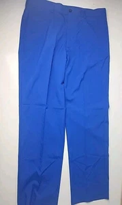 PGA Tour Golf Pants Men’s 36 X 32 Bright Blue Relaxed Fit Stretch Dress Club - Picture 1 of 8
