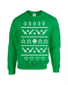Festivus Adventure Ugly Sweater Design Christmas Unisex Crew Sweatshirt B111 - Picture 1 of 9