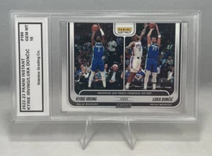 Luka Doncic & Kyrie Irving gema graduada como nueva 10 2022-23 Panini instantánea rara - Imagen 1 de 3