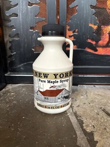 New York State Pure Maple Syrup. Pint. Made By Woods Maple LLC. Grade A Amber - Picture 1 of 4