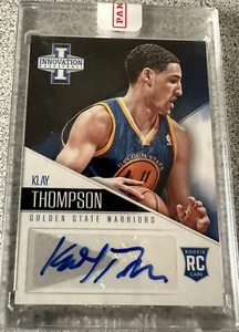 2013-14 Innovation Klay Thompson Rookie Autographs Encased Sealed Auto RC 💙💛 - Picture 1 of 2