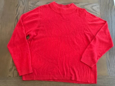 Alia Petites Women’s Red Sweater PXL - Image 1 of 4