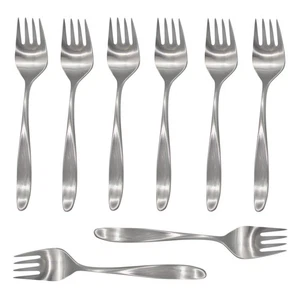 Lauffer Design 2 / Design II 18/8 Stainless Steel Salad Fork (Set of Eight) - Picture 1 of 4