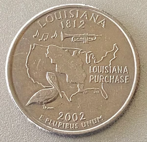 USA - 2002D - Washington ¼ $ - Louisiana - State Issue - Picture 1 of 1