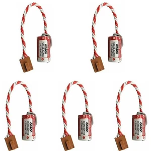 5x Batteria PLC ER17/33 (2/3A 3,6V) con spina per Omron C500-BAT08 3G2A9-BAT08 - Foto 1 di 3