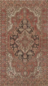 Vintage Handmade Room Size Area Rug 7x10 Traditional Medallion Home Decor Carpet - Picture 1 of 22