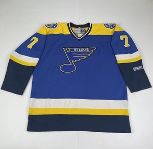Vintage St Louis Blues Keith Tkachuk #7 NHL Ice Hockey Jersey Mens Size XL CCM - Picture 1 of 12