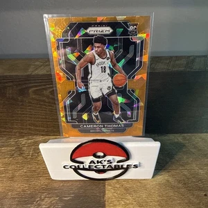 Panini Prizm 2021-22 - Cameron Thomas #297 Orange Ice Prizm (RC) - Imagen 1 de 2