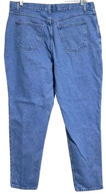 Pantalones de mezclilla Crossroads mujer 18 W talla grande azul pierna cónica años 90 mamá cintura alta Foto 1 de 4