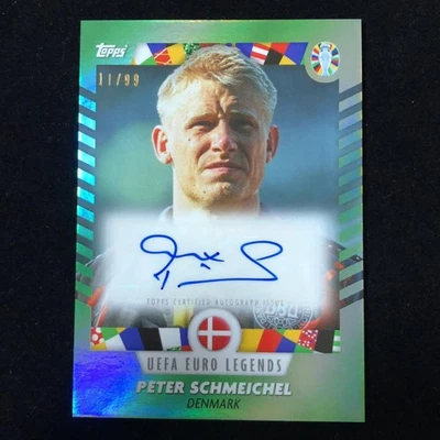 Letrero de coche Peter Schmeichel Topps Euro/99 Foto 1 de 2