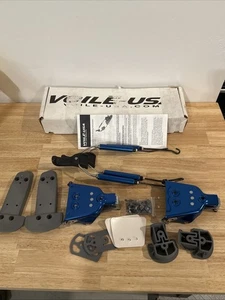 Voile Hardwire 3 Pin Cavo Telemark Legatura Blu Nuovo Mai Usato Standard 27-31 - Foto 1 di 6
